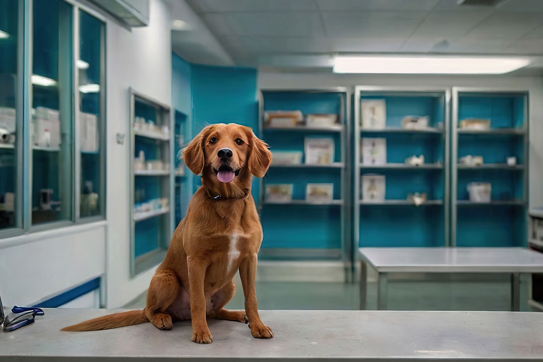 Happy dog and cat after spay or neuter surgery – pet reproductive health care in Denver, CO